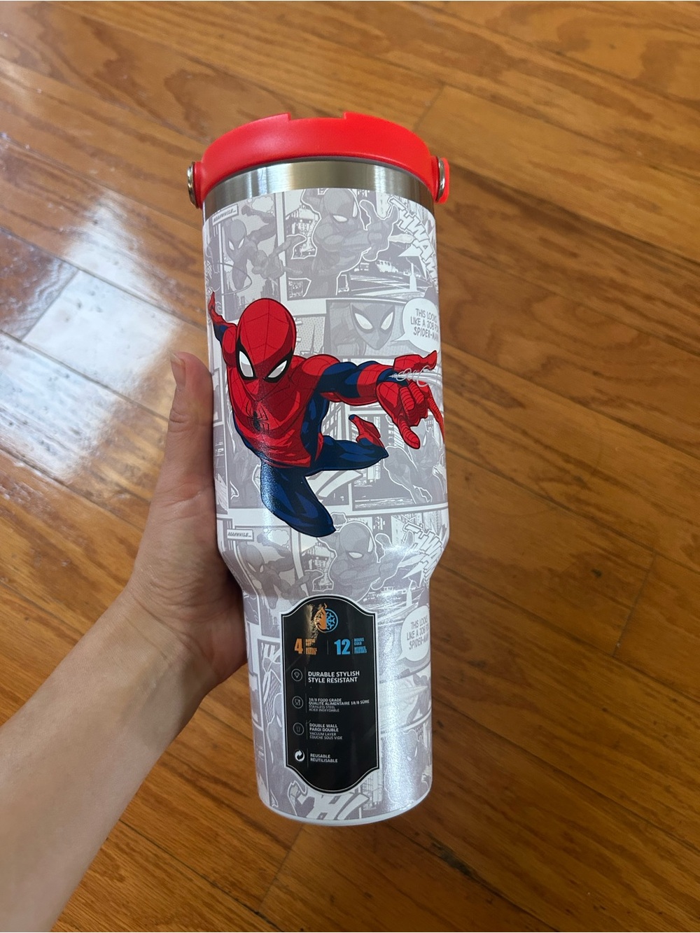 NWT Licensed limited edition Marvel Spider-Man Insulated Travel Tumbler